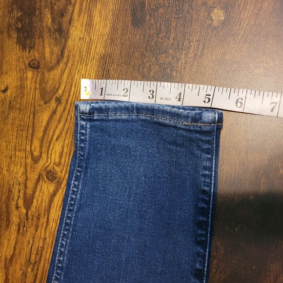 Madewell Jeans Sz 28 High Rise 10" Skinny Tummy Control Stretch Medium Dark Wash - Picture 11 of 11